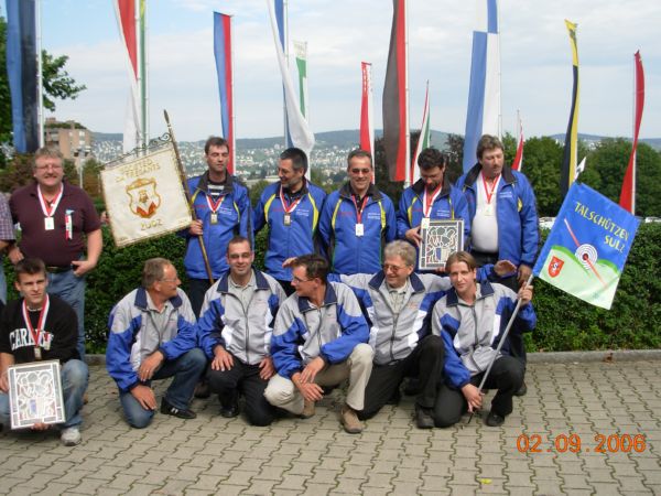 Siegerphoto mit Zouz Societed de tregants Engadina