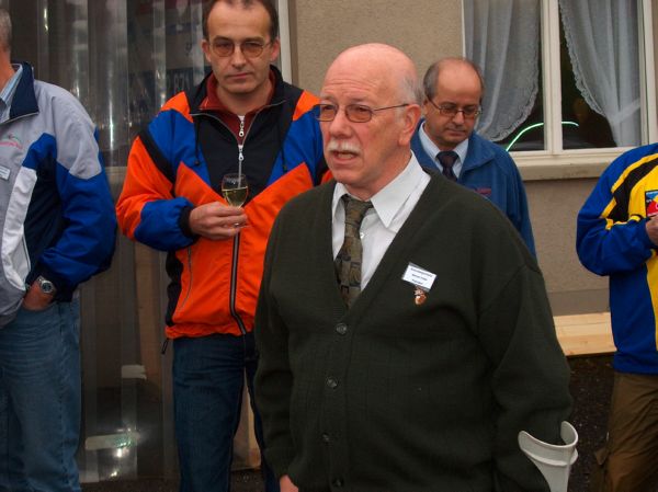  Werner Hohler bei der Begr�ssung der Ehreng�ste