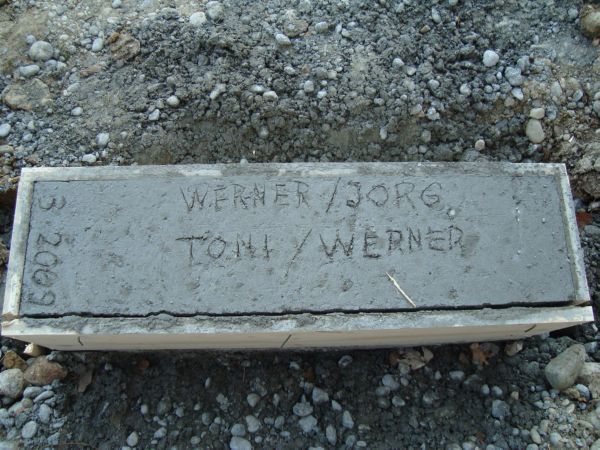 die Erbauer haben sicher verehwigt