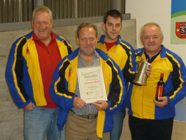 Sieger Gruppe Top five Team