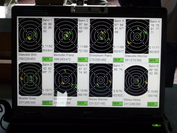 Zwischenstand nach 11 Sch�ssen